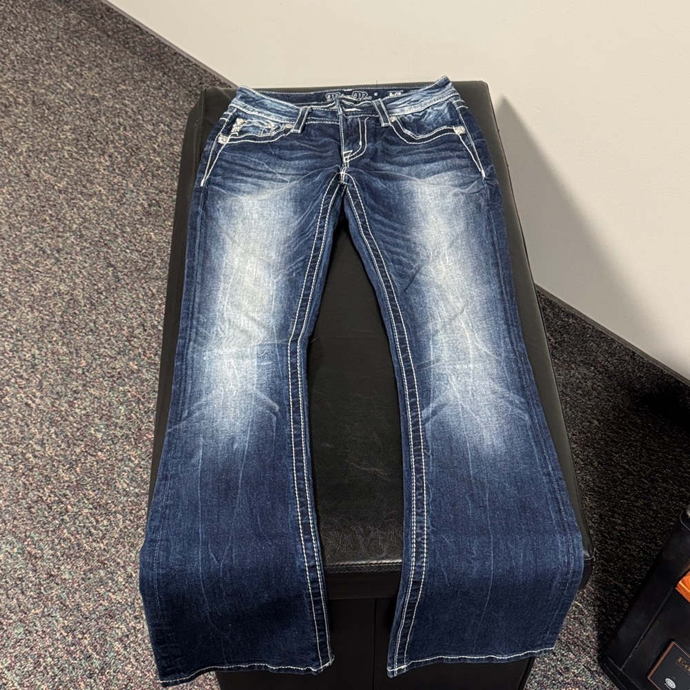 Miss Me Dark Blue Boot Cut Jeans